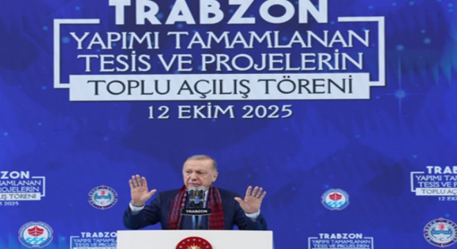 Erdoğan: 'Biz bölgemizde barış ve istikrar istiyoruz'