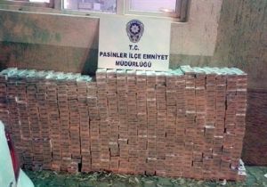 114 bin liralık kaçak sigara ele geçirildi