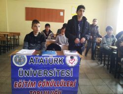 ATAÜNİ'den Yüksekova'ya eğitim yardımı