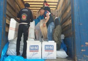191 bin paket kaçak sigara ele geçirildi
