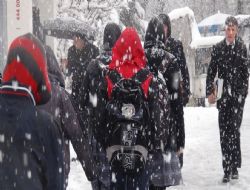 Karayazı'da kar tatili