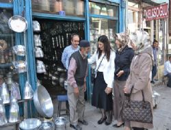 Çığlık esnafı ziyaret etti