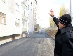 Yakutiye sezonu asfaltla kapattı