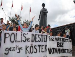 ‘Polise destek, Gezi'ye köstek'