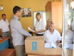 Palandökende yardım seferberliği