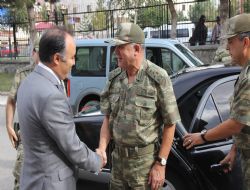 Erzurum Orgeneral Yörük'ü ağırladı