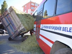 Atlama kulesi önünde kaza