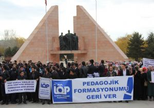 İlahiyat Öğrencilerinden formasyon tepkisi