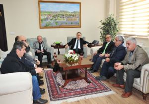 Altıparmak'a memurların sorunlarını aktardılar