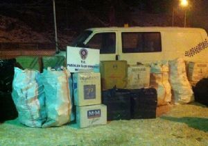 Pasinler'de 30 bin paket sigara ele geçirildi