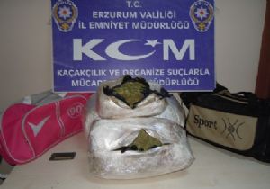 Yolcu otobüsünden 6.7 kilo esrar çıktı