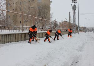 Palandöken'de kar temizliği seferberliği