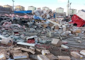 Aşkale Tepebaşı'nda  kaza: 6 yaralı