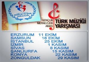 Gençlik Merkezleri Erzurum'da yarışacak