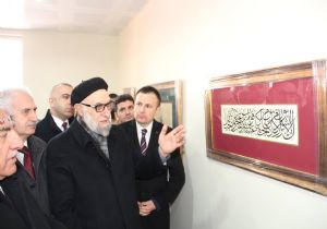 Oltu Hattat Çelebi'nin eserlerini ağırlıyor