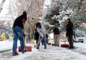 Doğu'da kar özlemi bitti