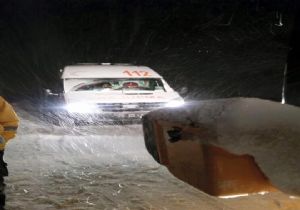 Karaçoban'da hasta kurtarma operasyonu