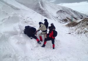 Palandöken'de çığ tatbikatı yapıldı