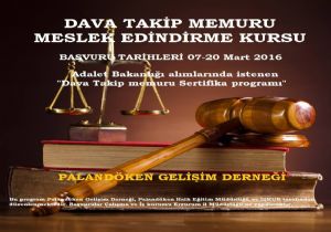 PGD, meslek edindirme kursu açtı