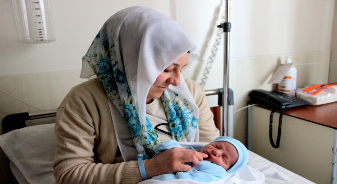 2017'nin ilk bebeği “Eymen” oldu