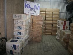 27 bin paket kaçak sigara ele geçirildi