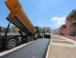 Aziziye'de asfaltlama rekoru