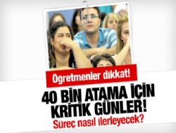 40 Bin Öğretmen İçin Geri Sayım