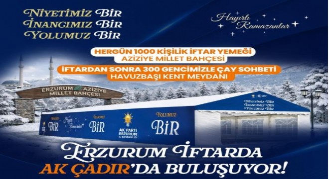 AK Parti'den Ramazan ayı ikramı