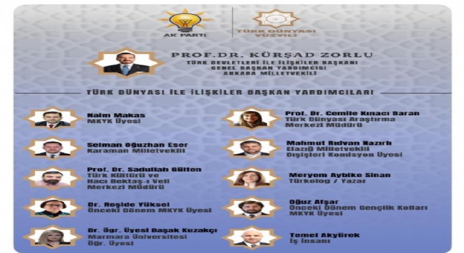 AK Parti'den Türk Dünyası'na güçlü kadro