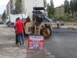 Asfaltlama çalışmalarında tempo arttı