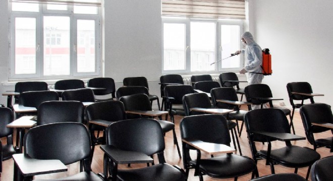 ATAÜNİ'de korona virüs temizliği sürüyor