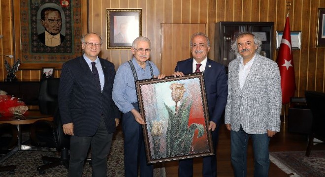 ATAUNİ sanatçı İbrahimhakkıoğlu'nu ağırladı