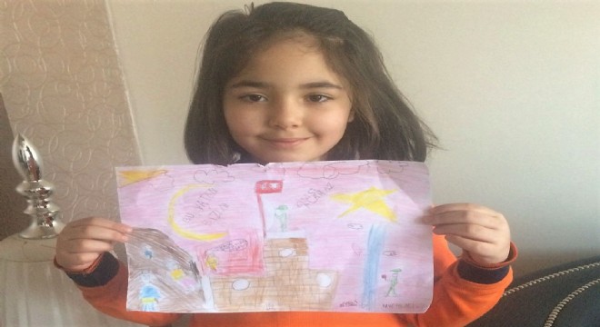 Afrin'deki Mehmetçiğe moral resmi