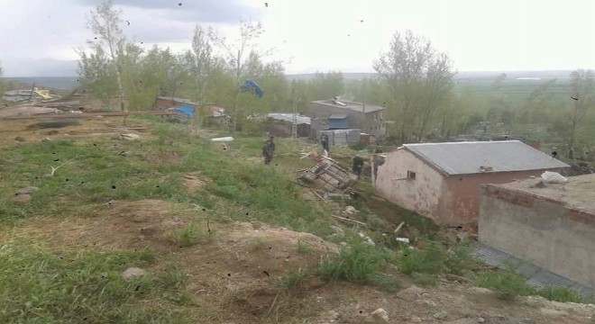 Aşkale Merdiven'de fırtına