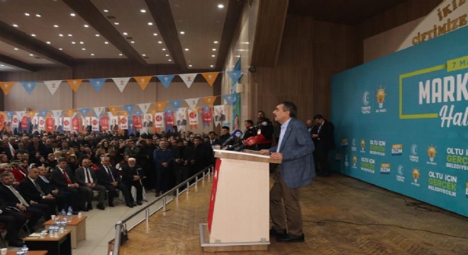 Bakan Tekin'den Oltu'ya yatırım müjdesi