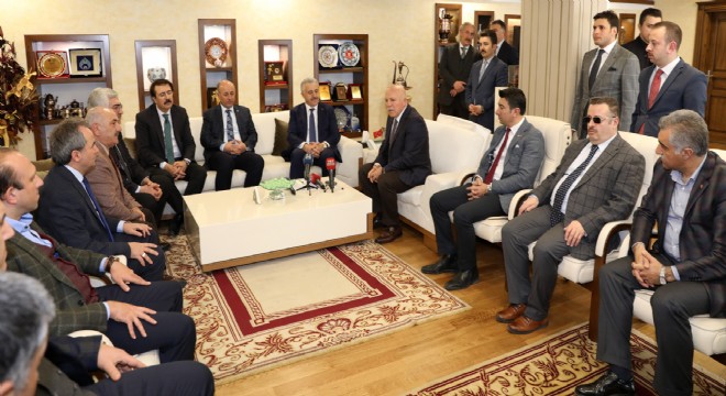 Büyükşehir Bakan Arslan'ı ağırladı