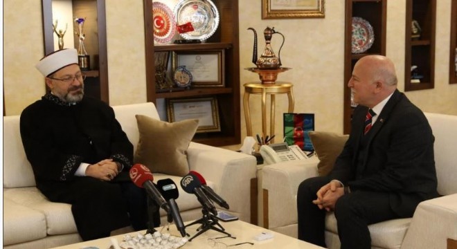 Büyükşehir Erbaş'ı ağırladı