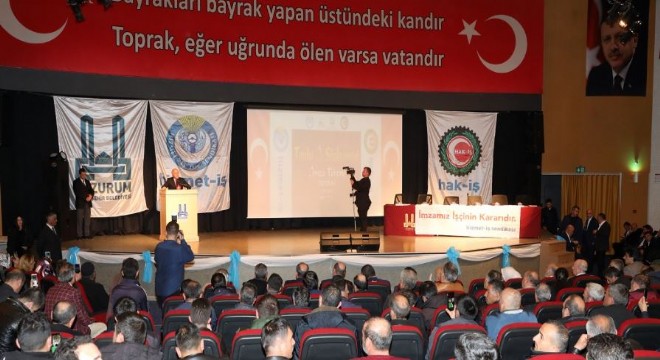 Büyükşehir, işçilerini sevindirdi