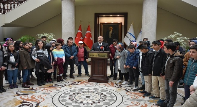 Canpolat,  Erzurumlu çocukları ağırladı
