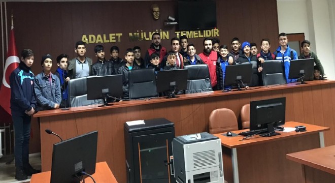 Çetin ve Birgül öğrencilere Adaleti anlattı