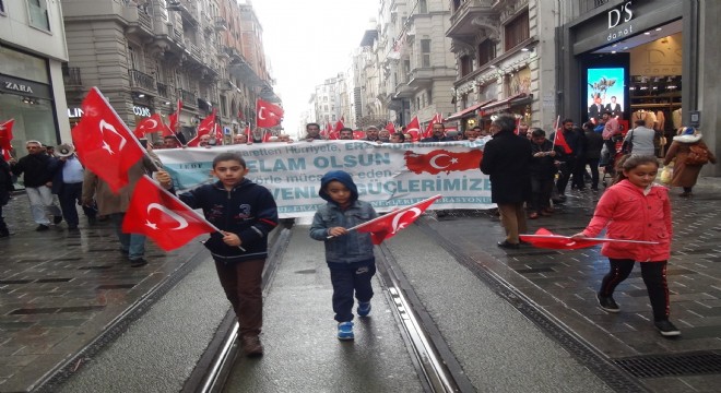 Dadaşlar'dan Mehmetçiğe destek yürüyüşü