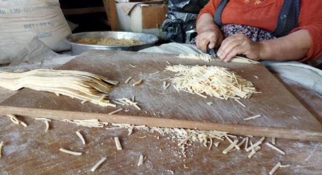 Doğu'da kışlık erişte vakti