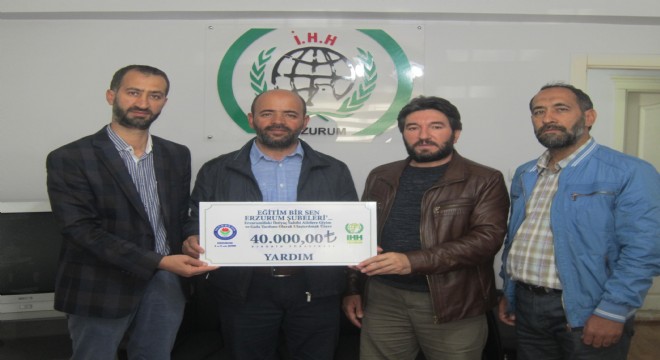 Eğitim Bir Sen'den yetimlere maddi destek