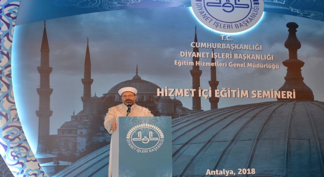 Erbaş FETÖ'nün din istismarına dikkat çekti
