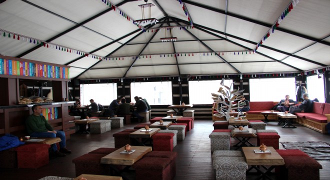 Erzurum'da soğuk günlerin sıcak otağı