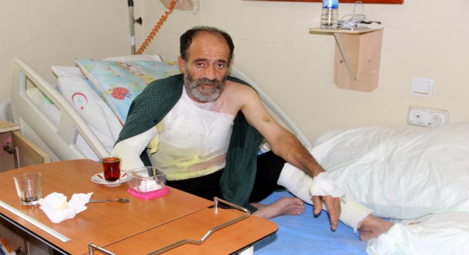 Erzurum'da tedavi altına alındı