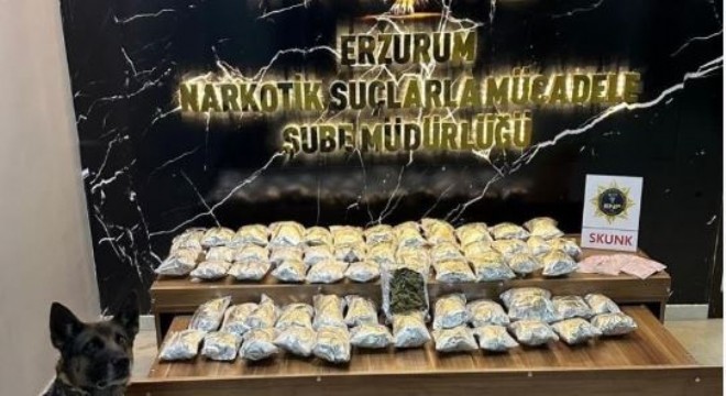 Erzurum'da uyuşturucu operasyonu: 1 tutuklama