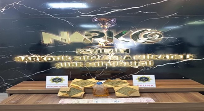 Erzurum'da uyuşturucu operasyonu: 3 tutuklama