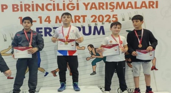 Erzurum'dan 2 madalya ile döndüler