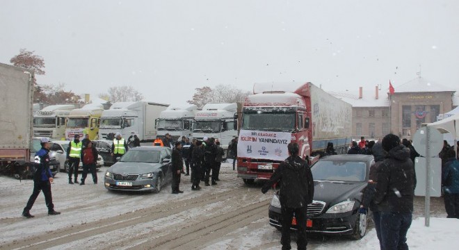 Erzurum'dan İdliblilere gönül köprüsü
